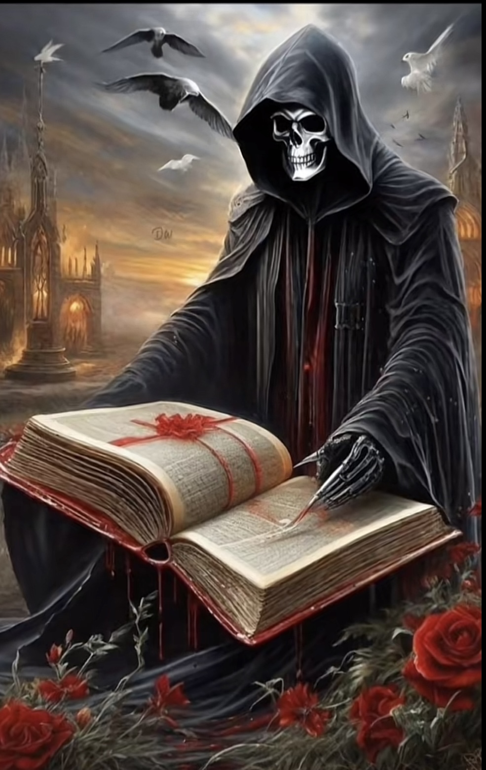 Gothic Grim Reaper Print
