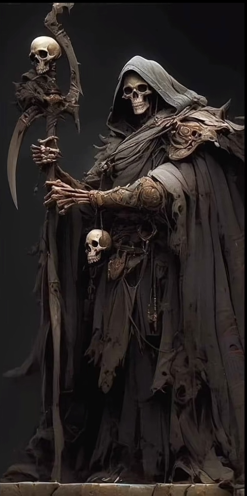 Gothic Skeleton Print 