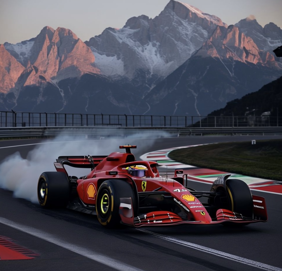 Ferrari Formula 1 Car Print