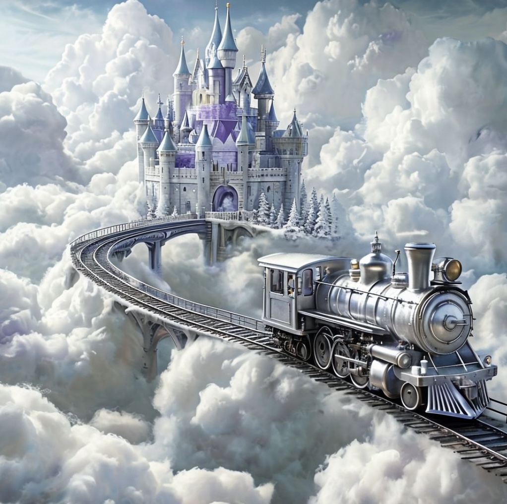 Fantasy Castle Train Artwork