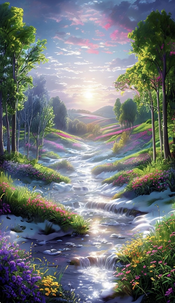 Dreamscape Landscape Art Print