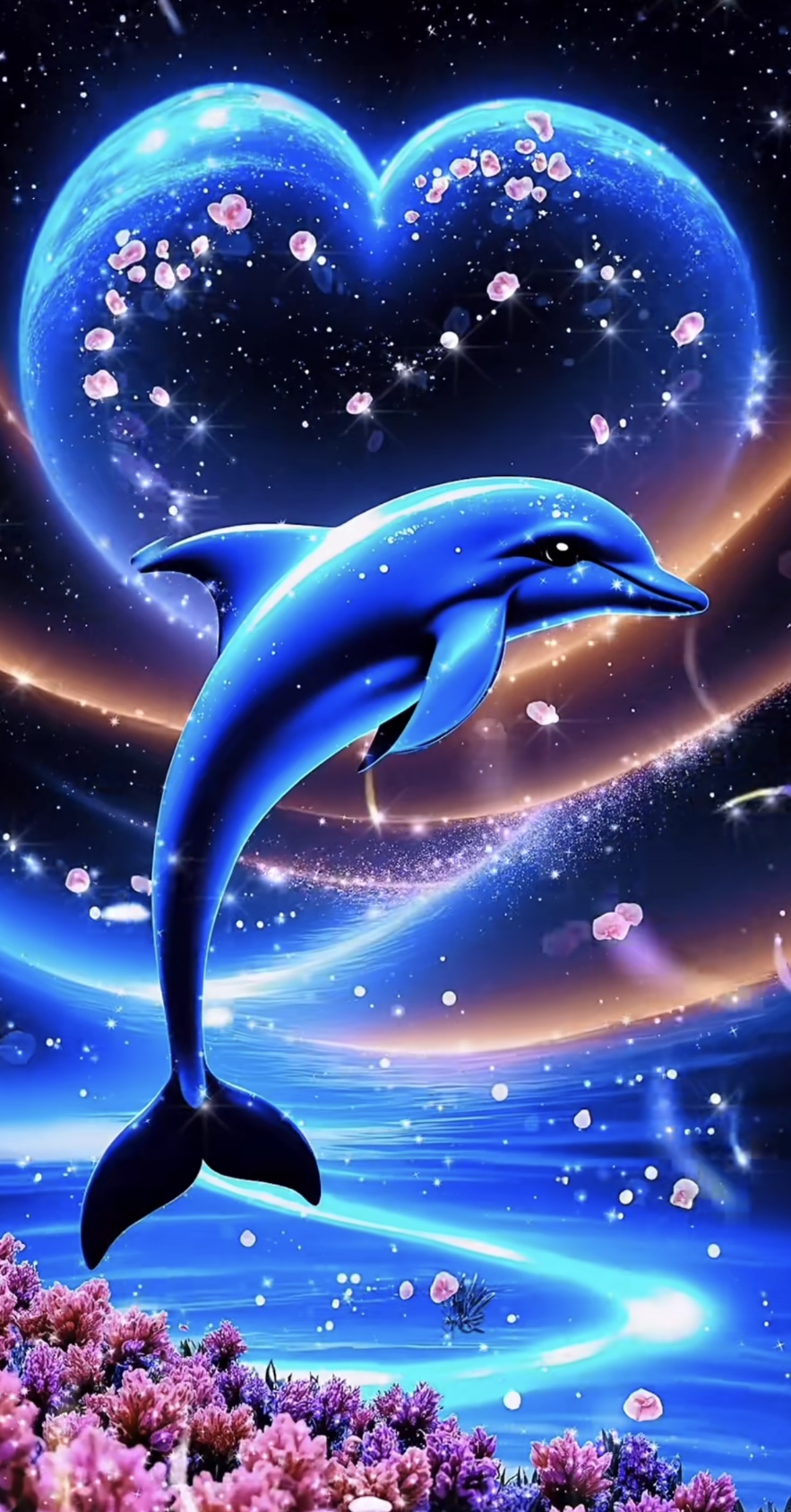 Magical Dolphin Wall Art