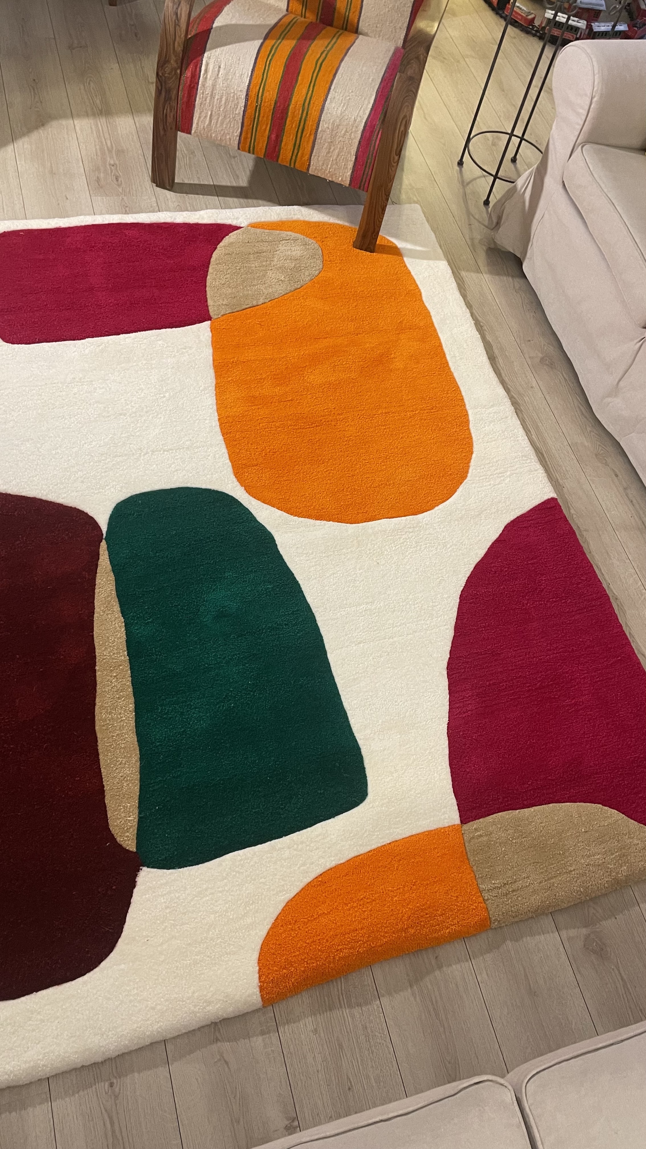 Tapis superpositions organiques XXL