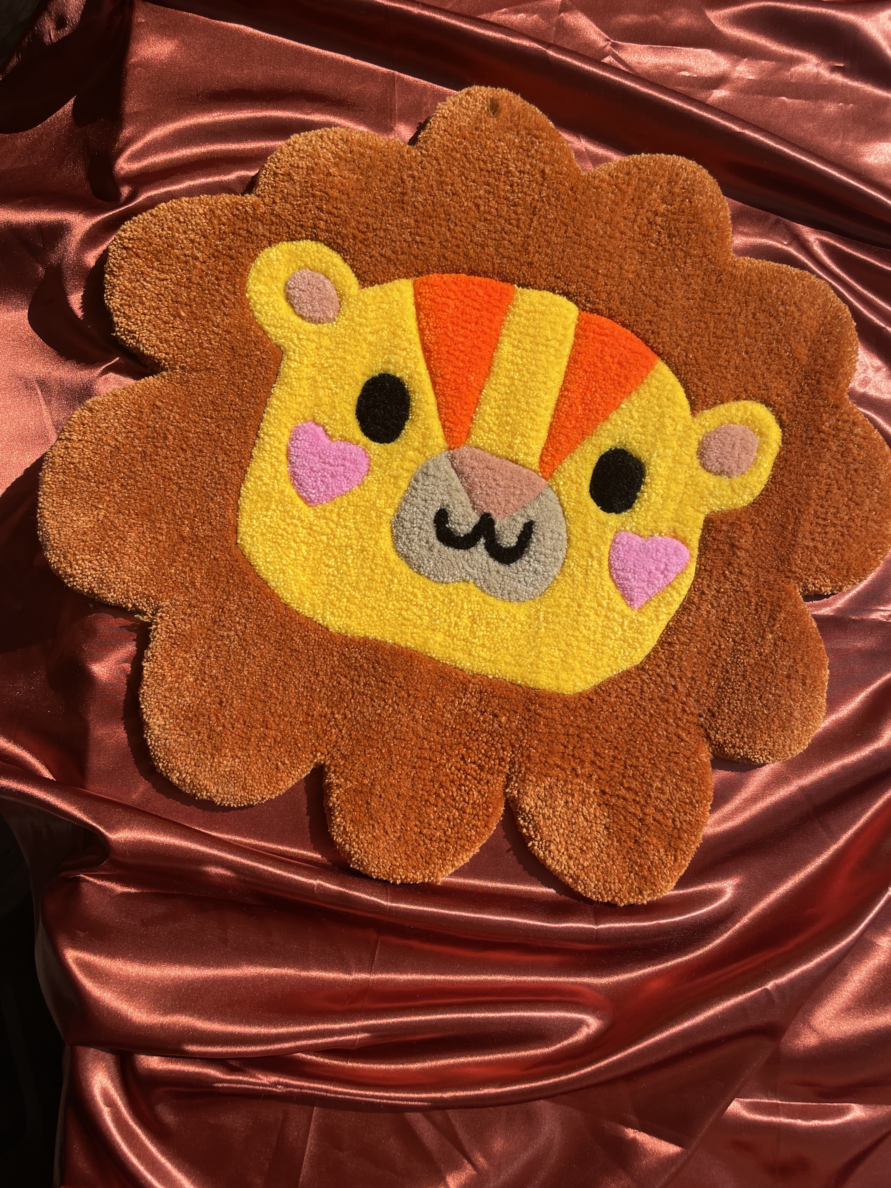 Tête de lion pour chambre enfant