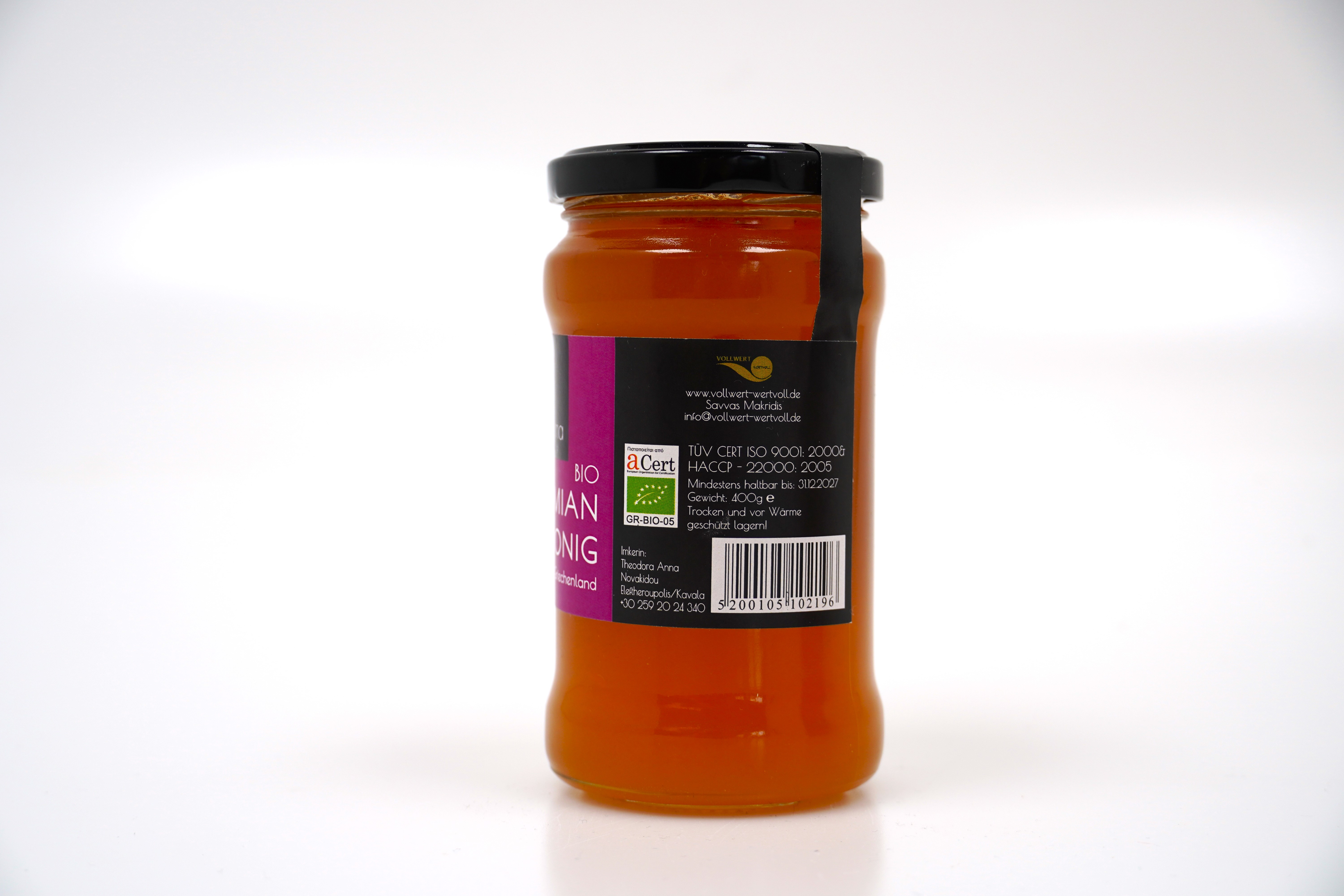 Thymianhonig BIO 400g