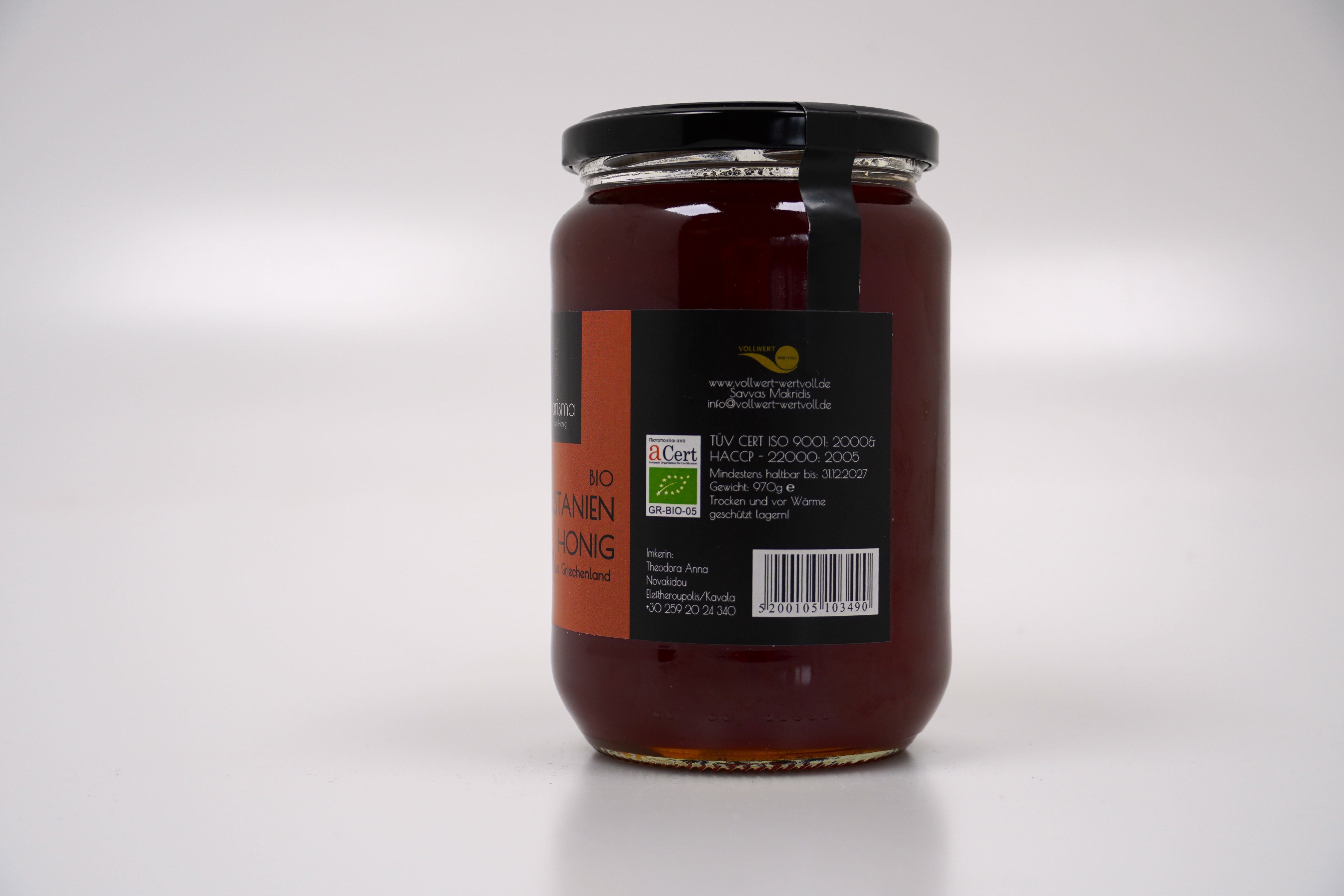 Edelkastanienhonig BIO 970g