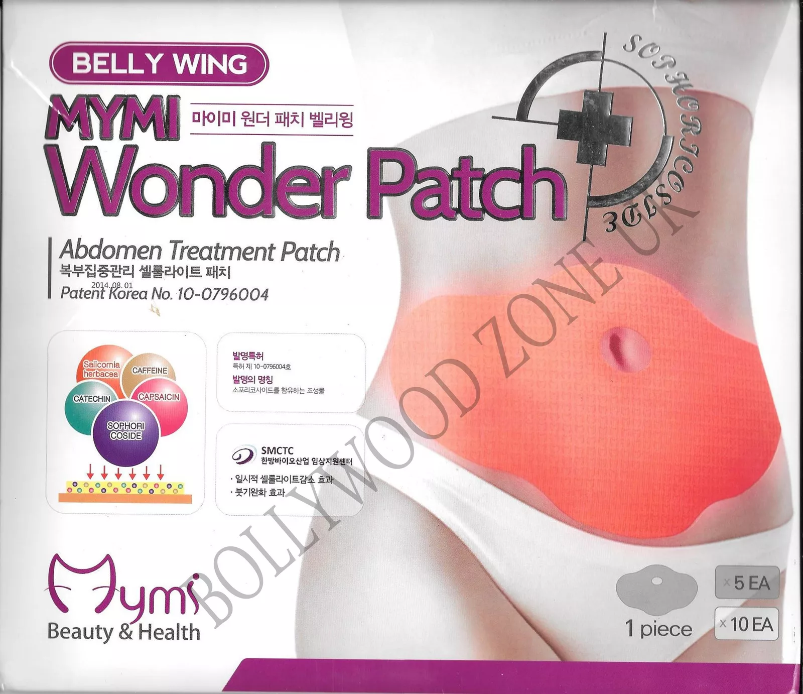 MYMI Anti-Obesity Slimming Wonder Belly Wing + Upper Body Patches -Korean Patch