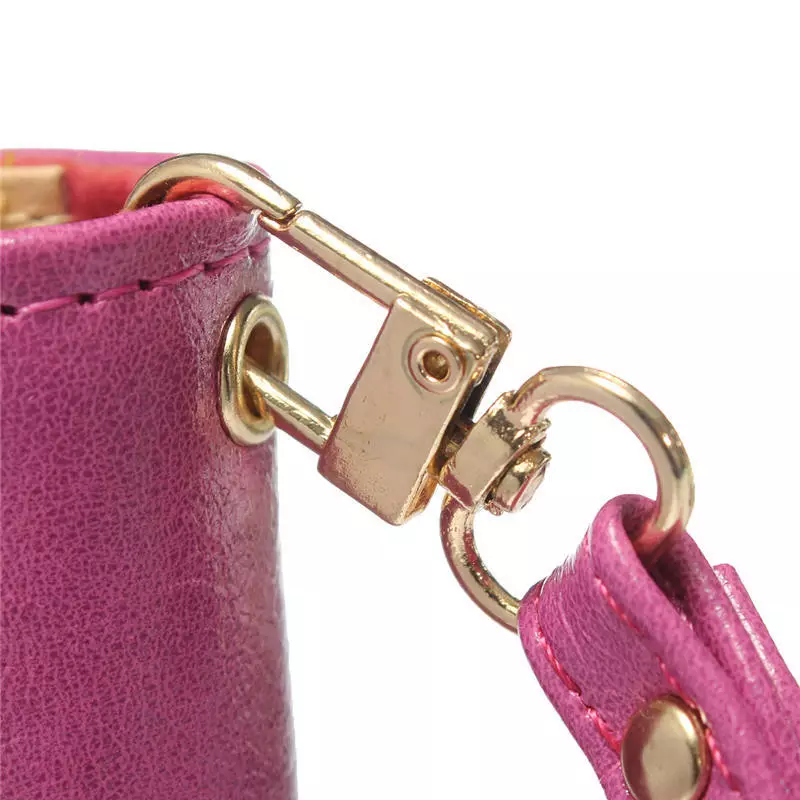 New Women Clutch Zipper Leather Long Wallet Coin Card Cell Phone Purse