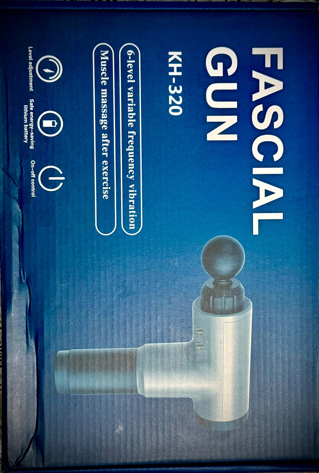 Deep Tissue Massage Gun for Muscle Recovery – Handheld Electric Massager with 4 Attachment Heads & Adjustable Speed