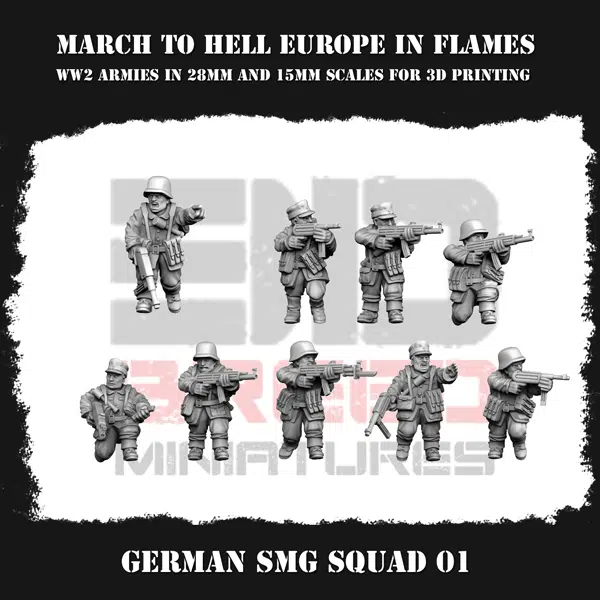 German SMG & Assault Rifle Squad