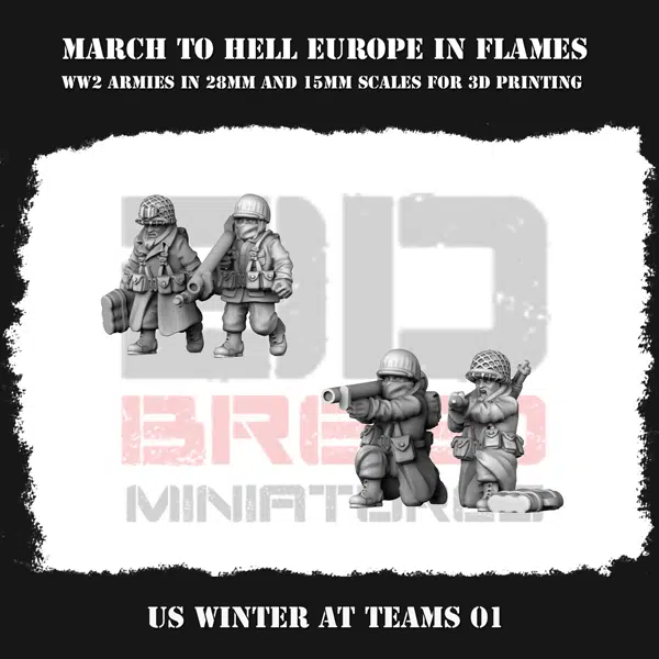 US Winter Dressed Bazooka Teams