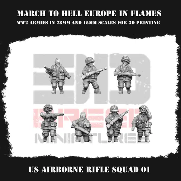 US Airborne  Rifle Squad 01