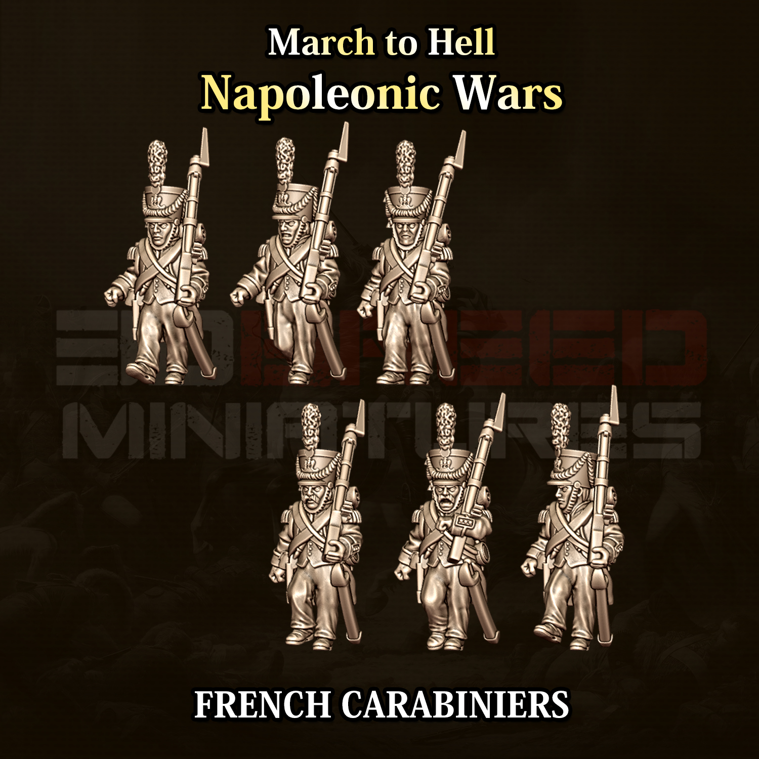 15mm French Carabiniers