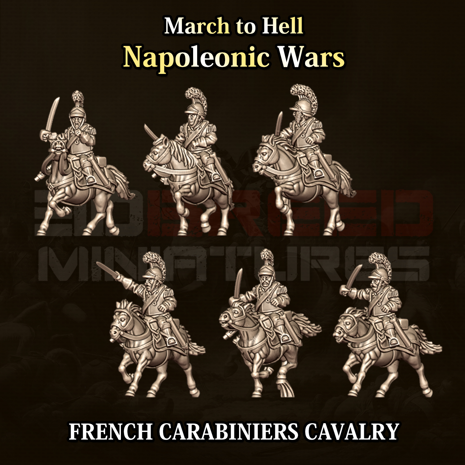 15mm French Carabinier Heavy Cavalry