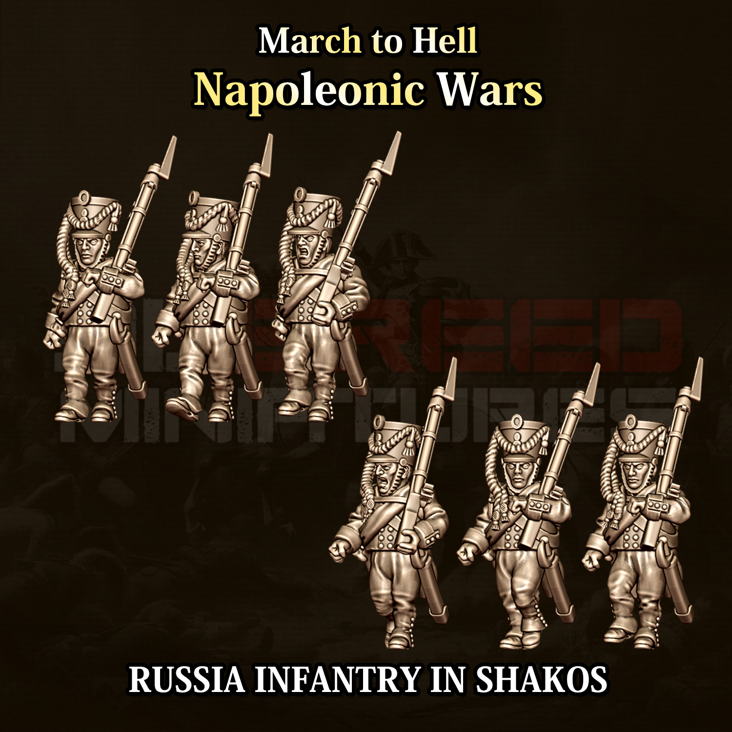 15mm Russian Infantry in Shakos