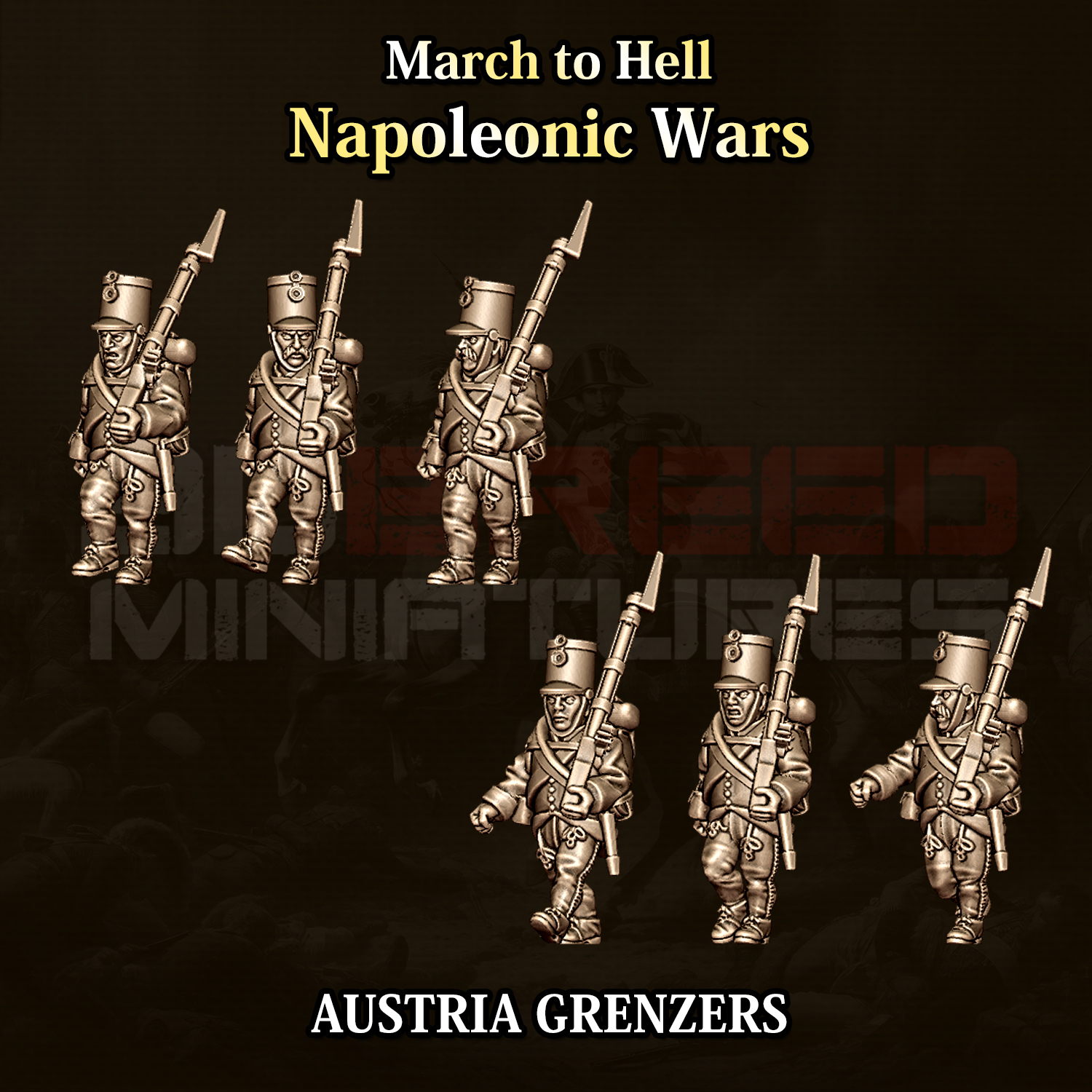 15mm Austrian Grenzers 