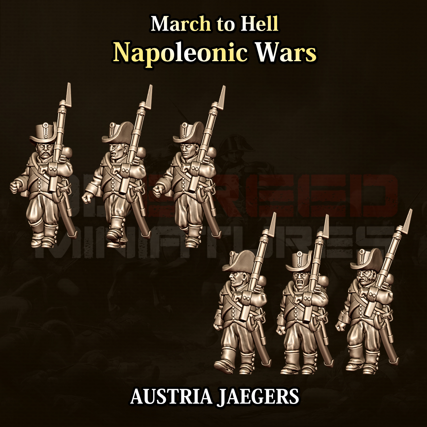 15mm Austrian Jagers
