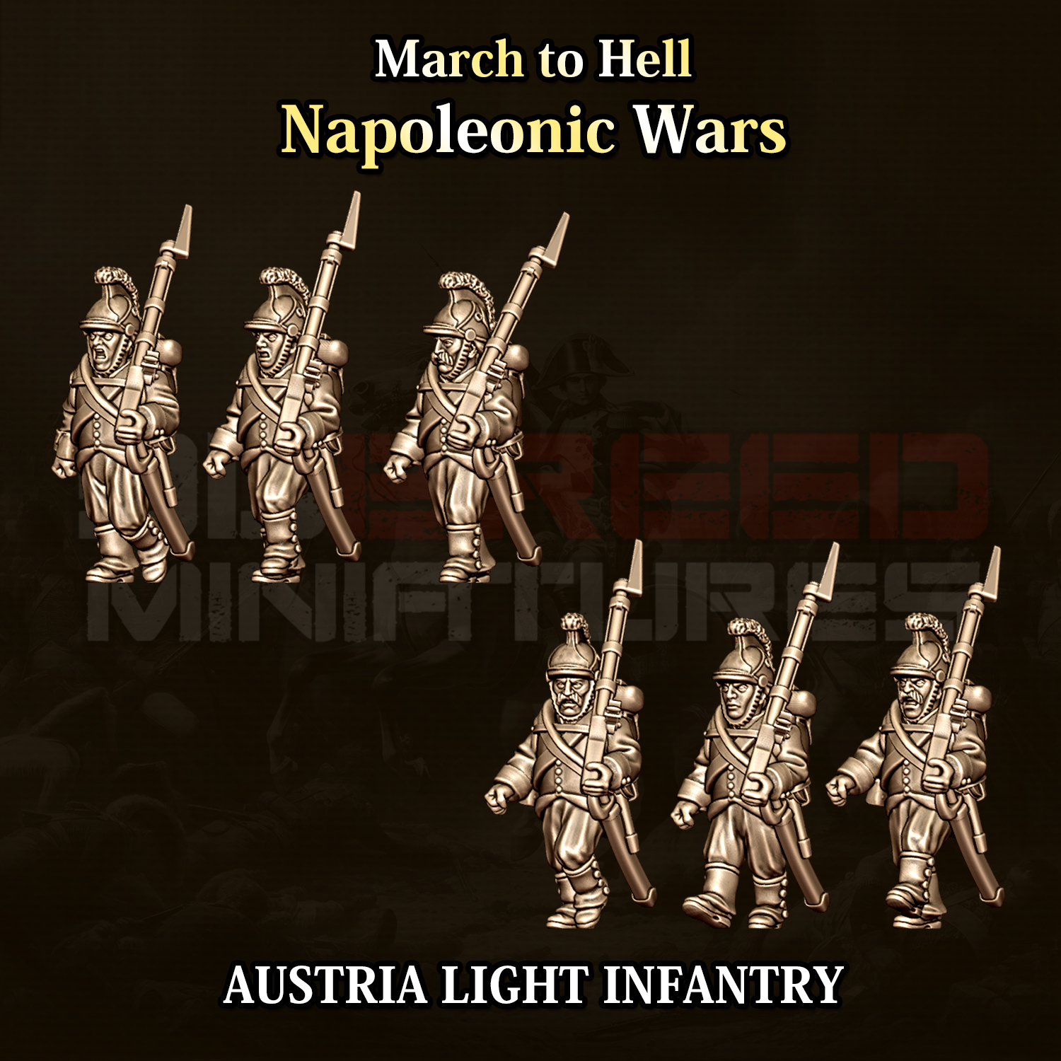 15mm Austrian Line Infantry (Helmets)