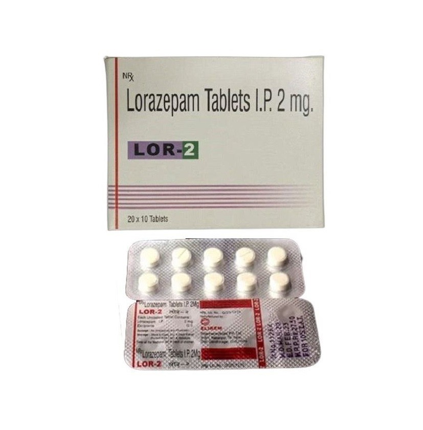 ATIVAN 2MG ( WHITE PILLS LORASAPAM )