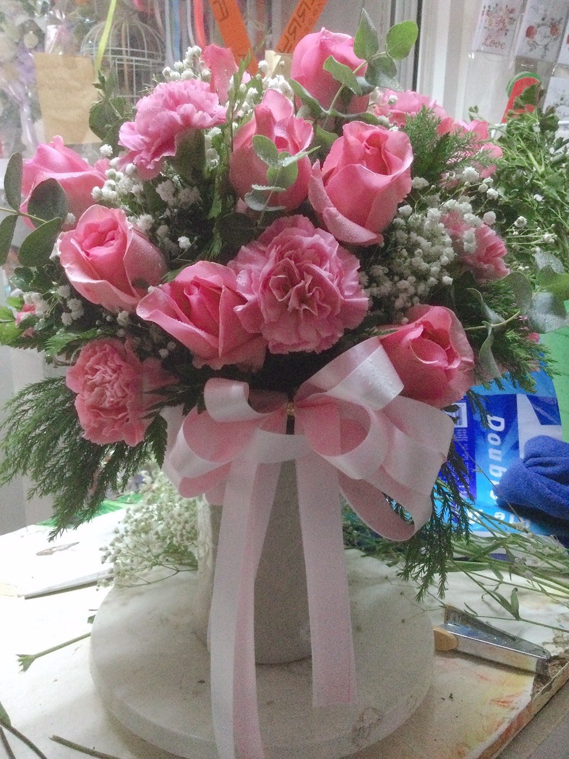 Elegant Pink Floral Arrangement