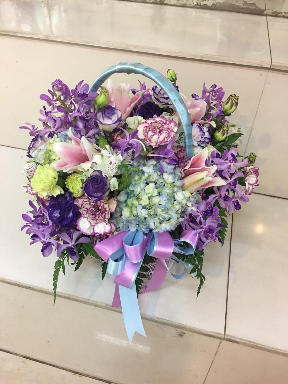 Elegant Flower Basket