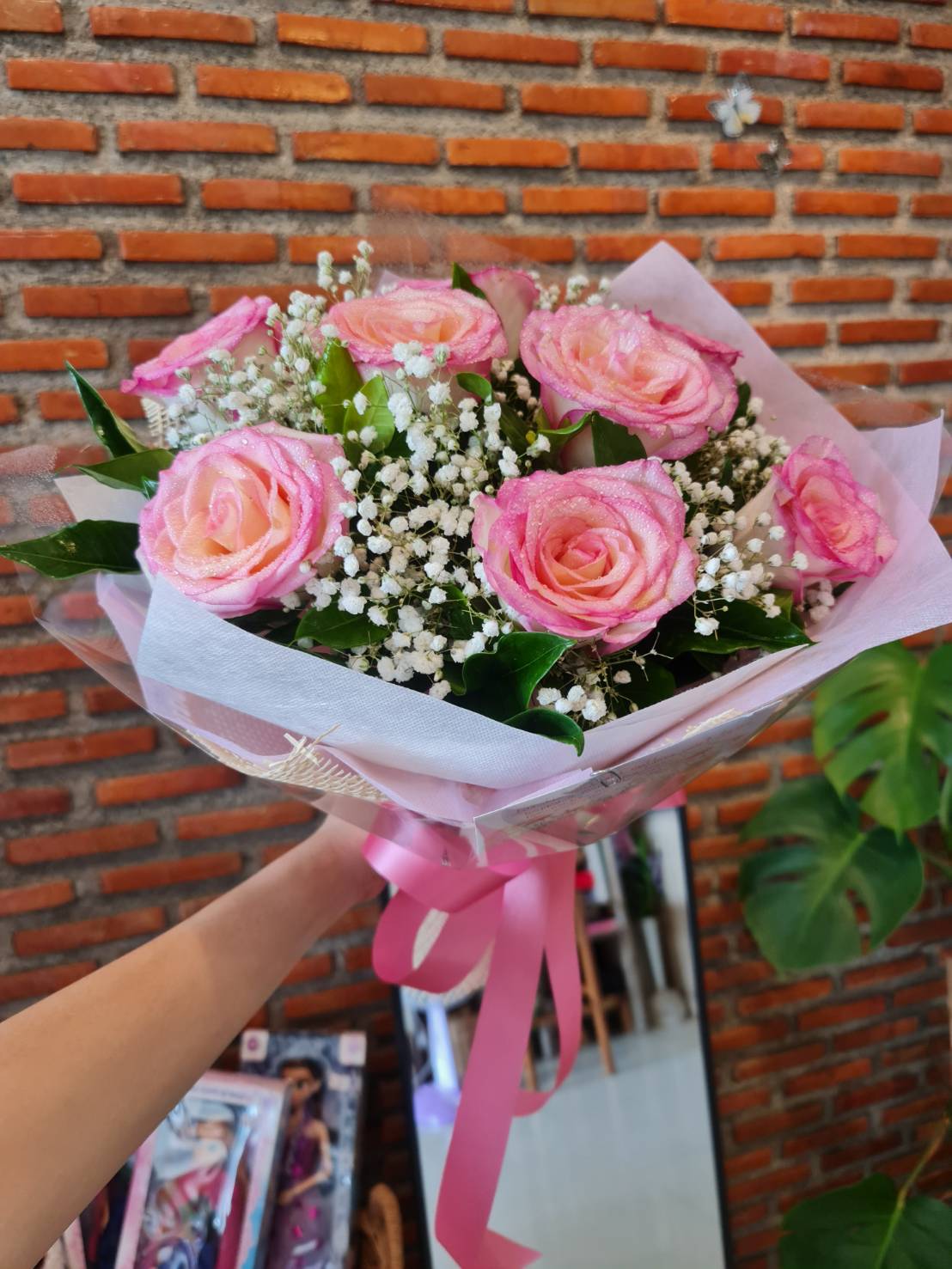 Pink Rose Bouquet