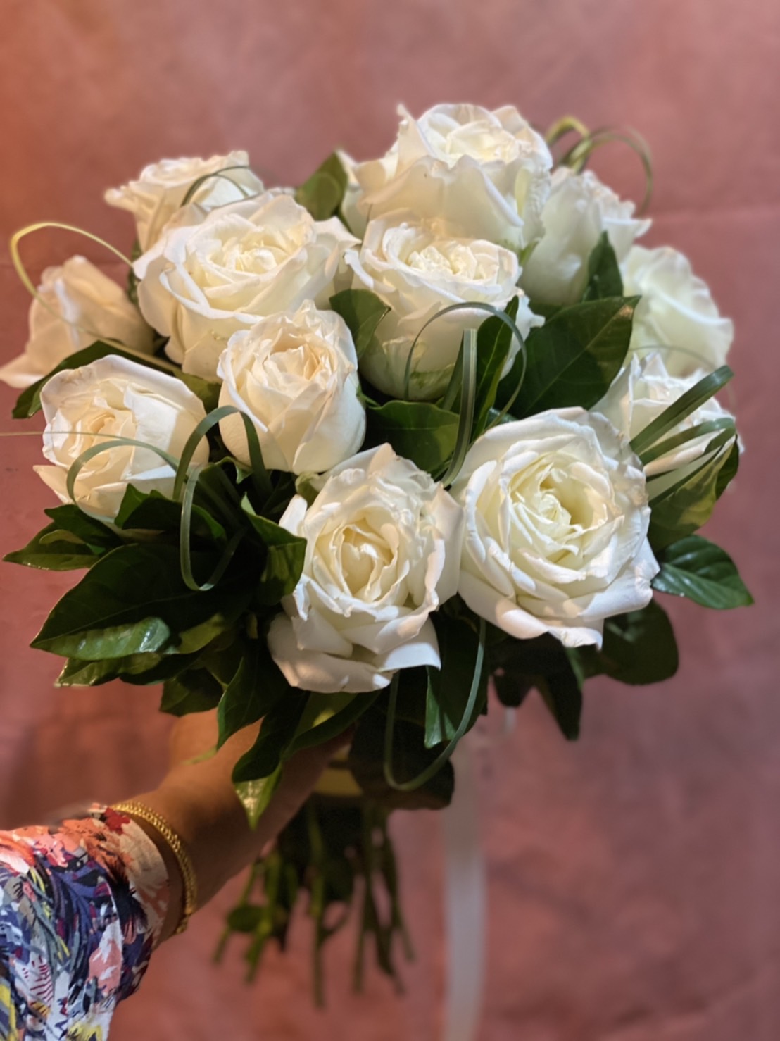 White Rose Bouquet