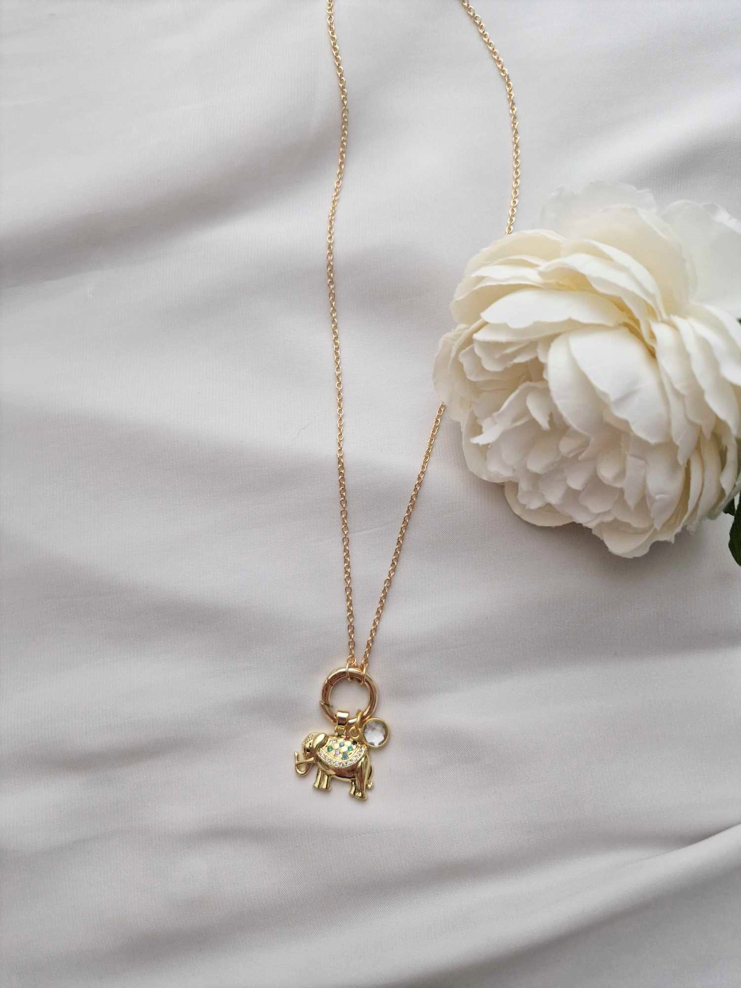 Geburtsstein Halskette Monat April Bergkristall