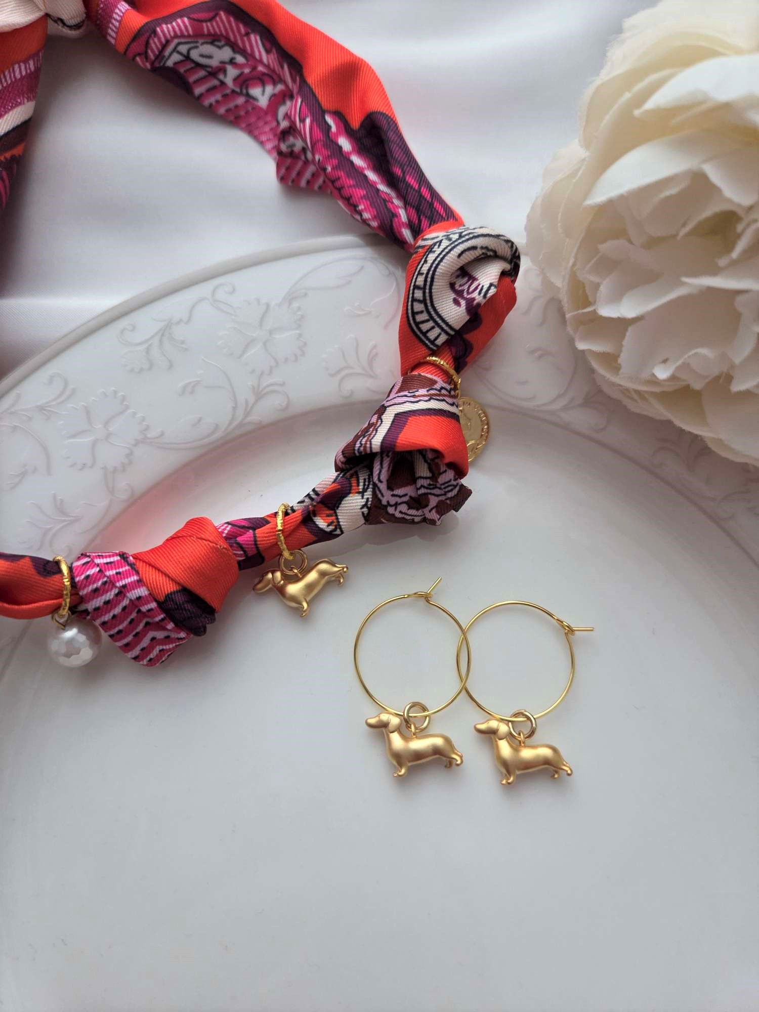 Creolen mit Dackel Charm