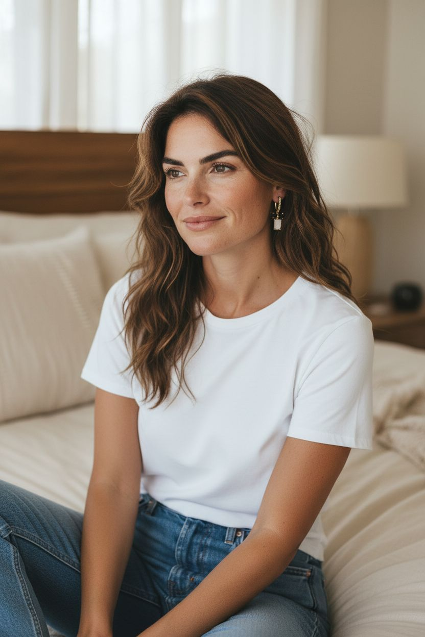 Besondere Ohrringe mit Schleifen und Glaselementen 