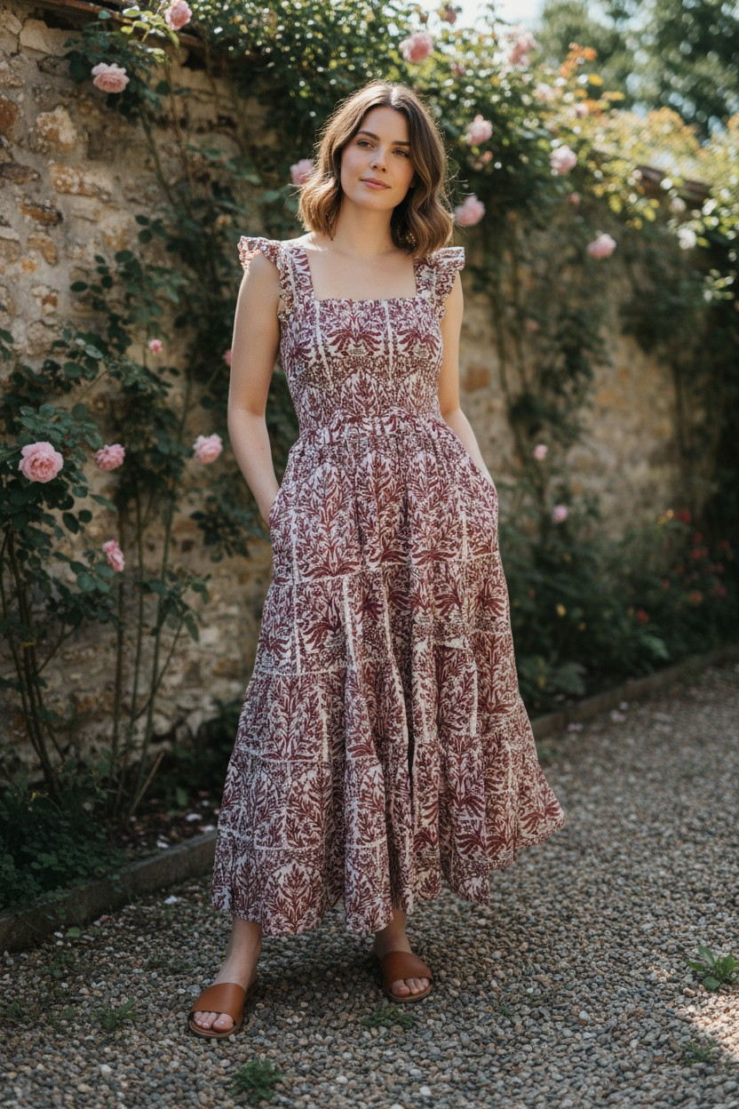 Sommerkleid Modell Blush Wave 