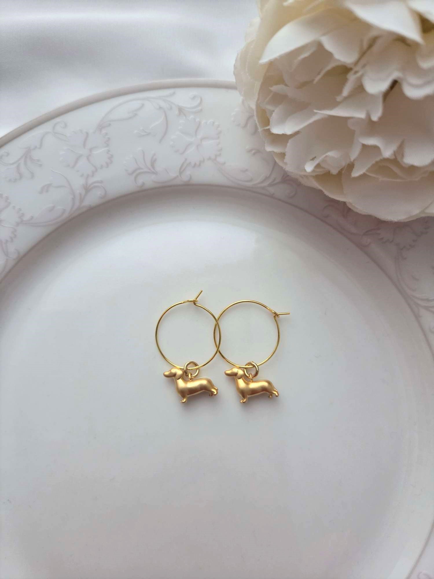 Creolen mit Dackel Charm