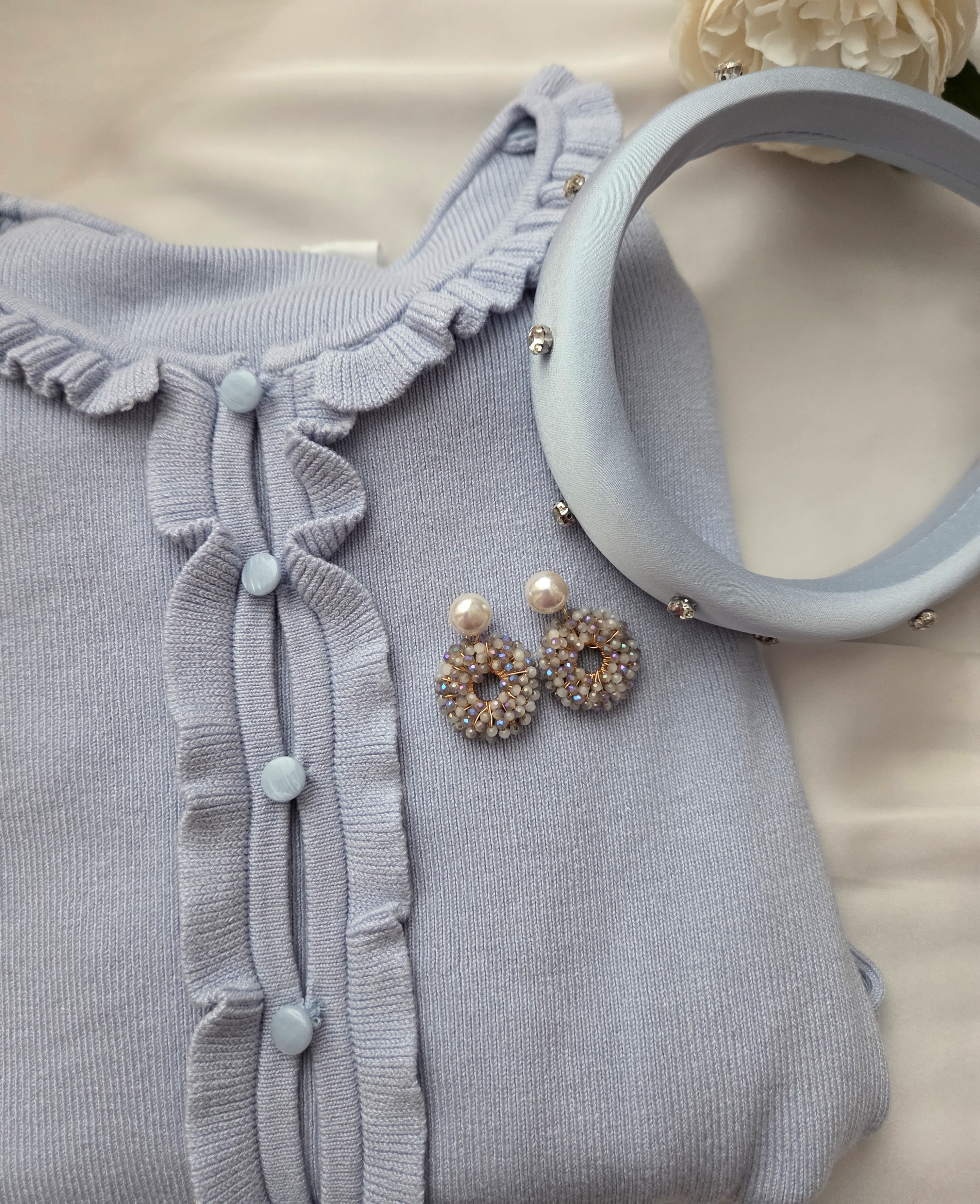 Ohrringe Modell Crystal Donut Drops