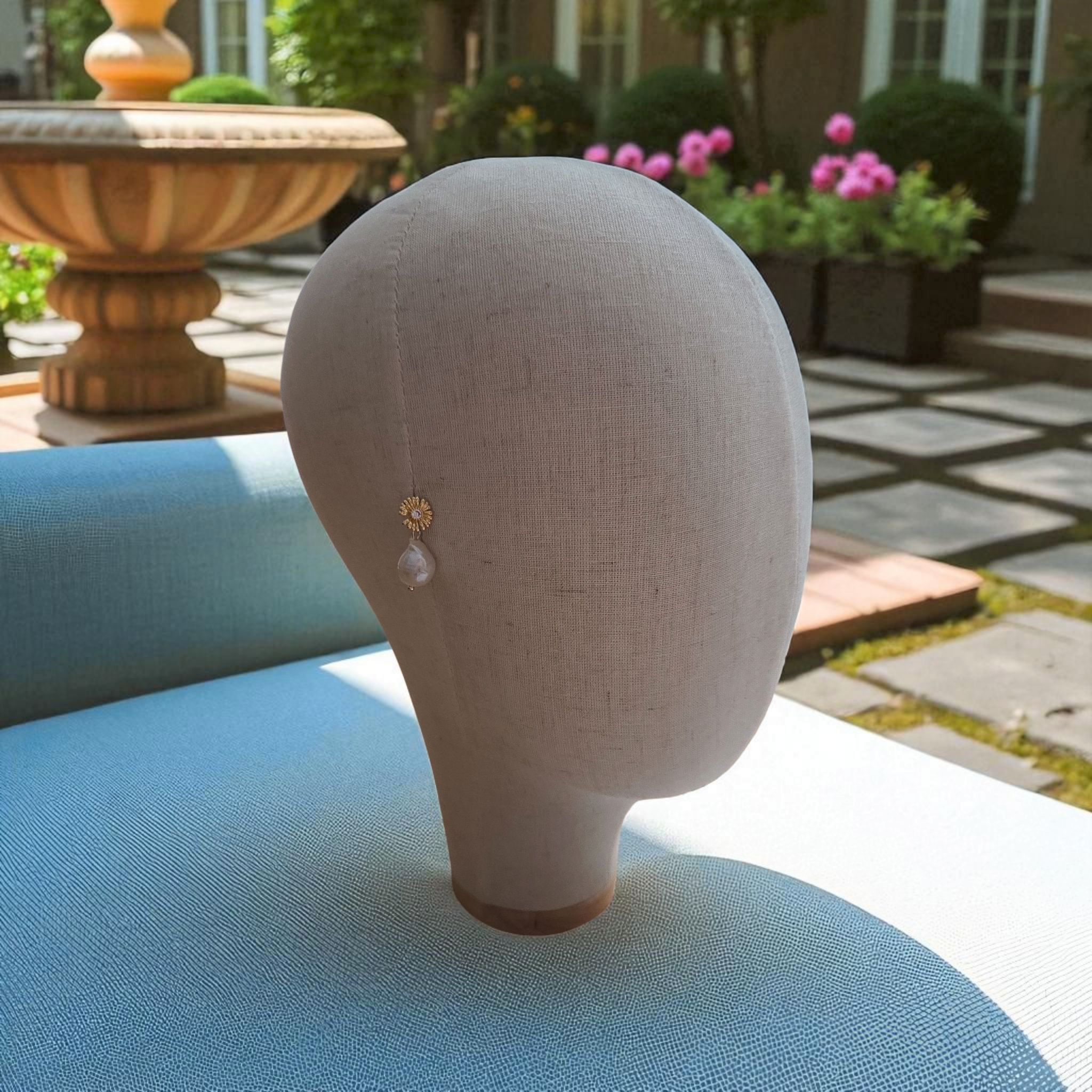 Ohrringe Modell Daisy mit Süßwasserperlen