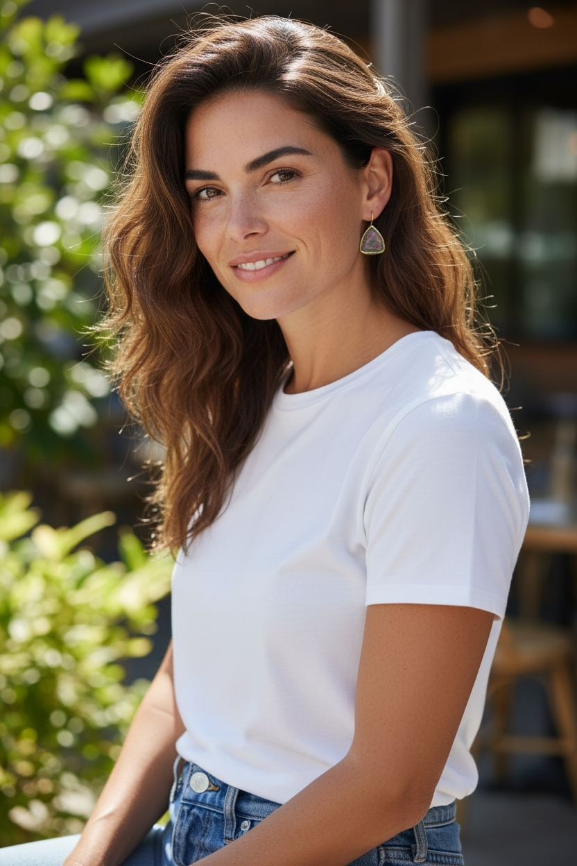 Besondere Ohrringe mit Aurora Quarz 