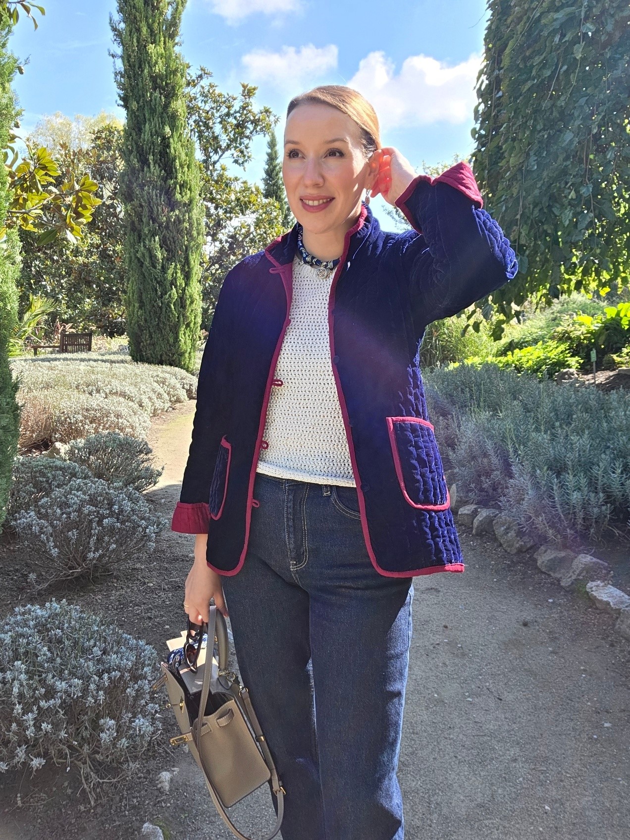 Samt Jacke Modell Emilia 