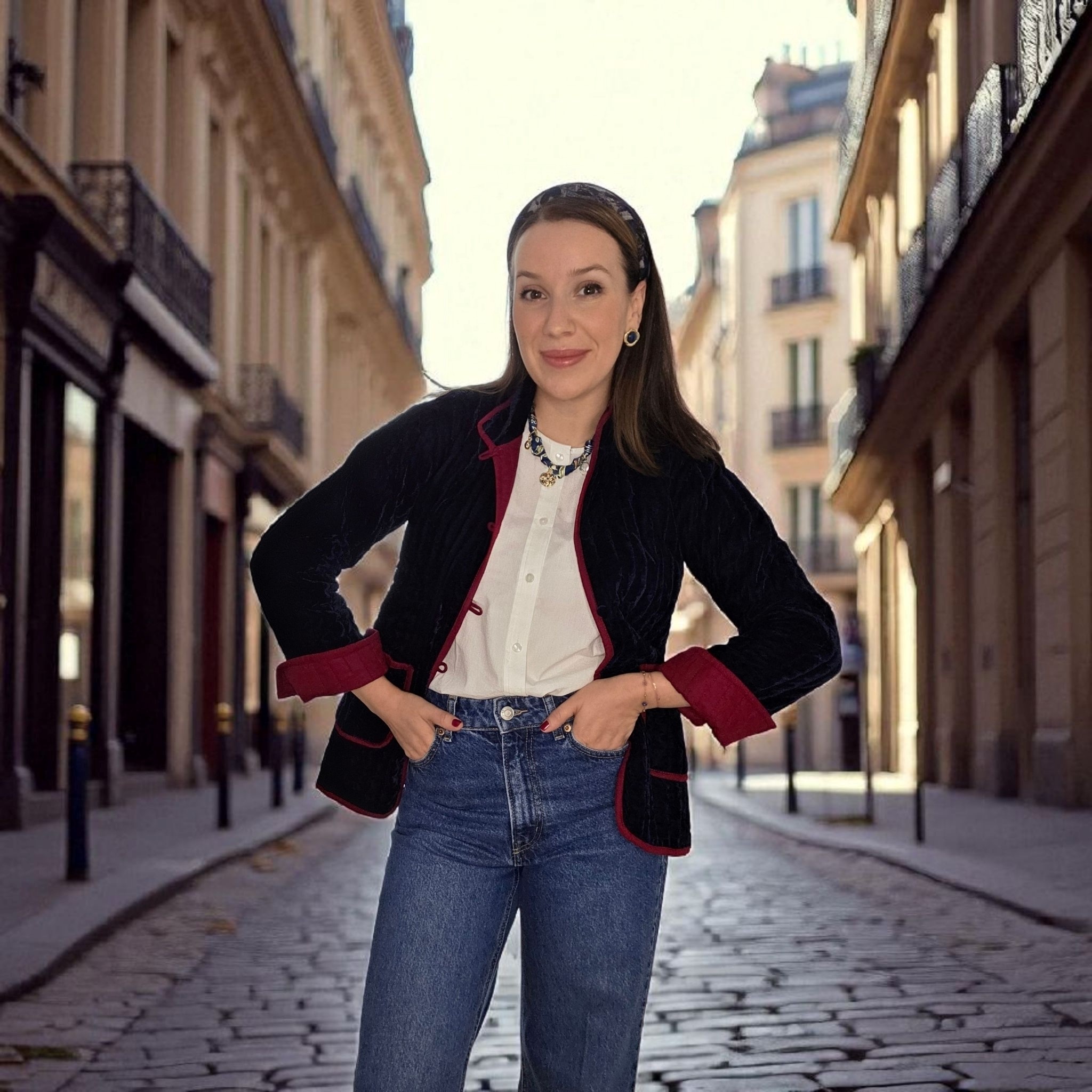 Samt - Jacke Modell Emilia 