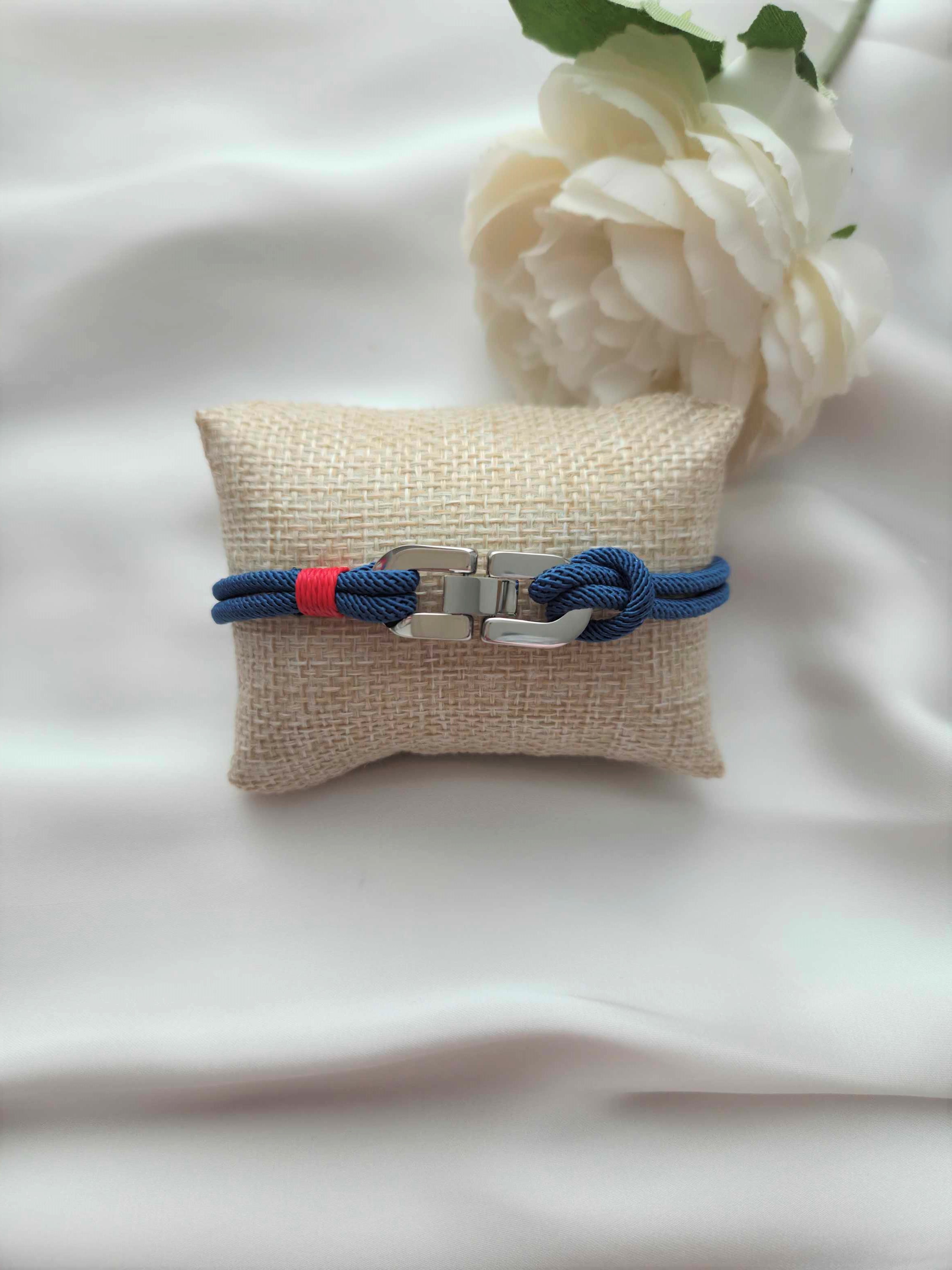 Herren Armband Modell André in Blau