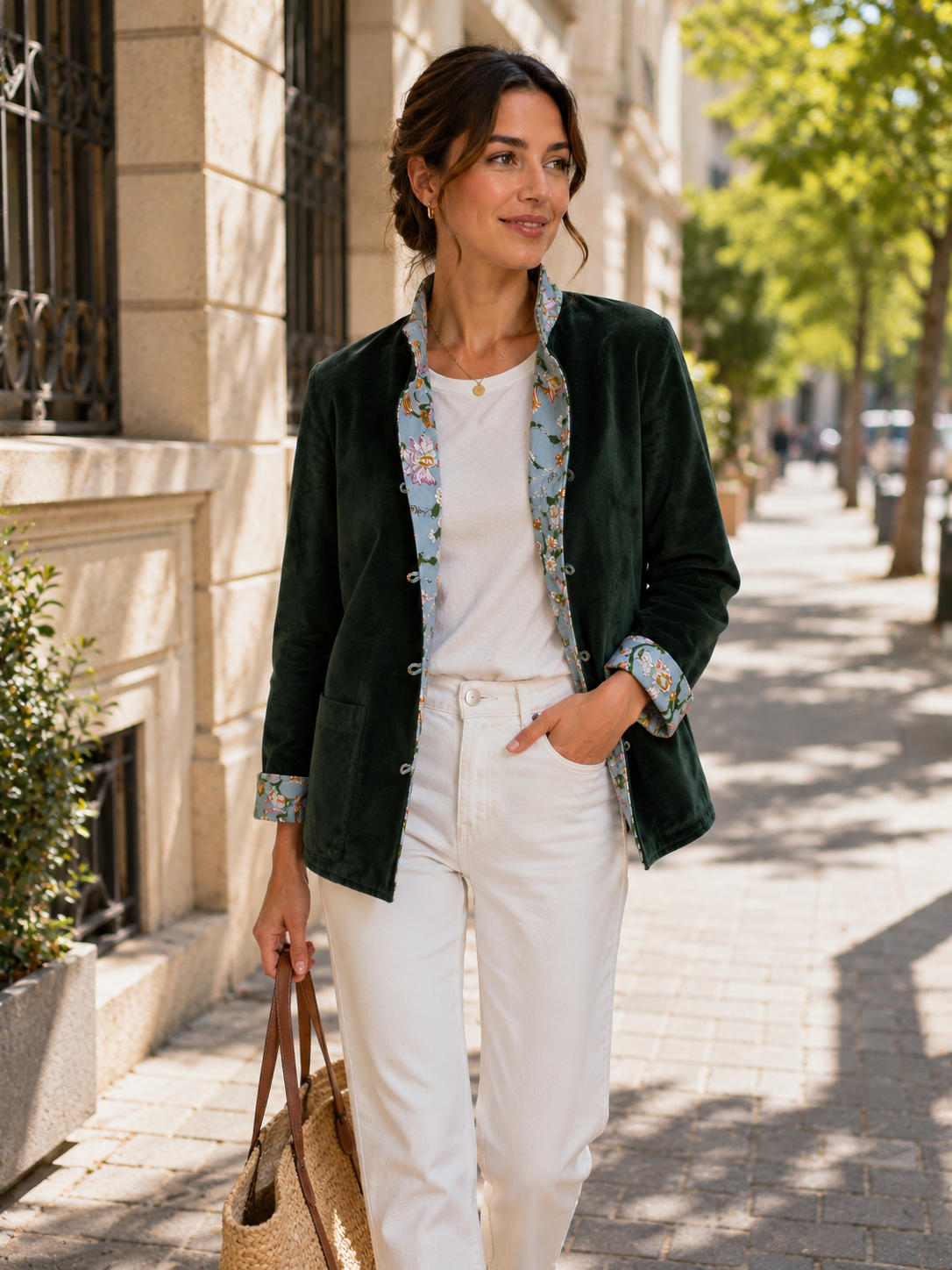 Wendejacke Modell Azure Pattern 