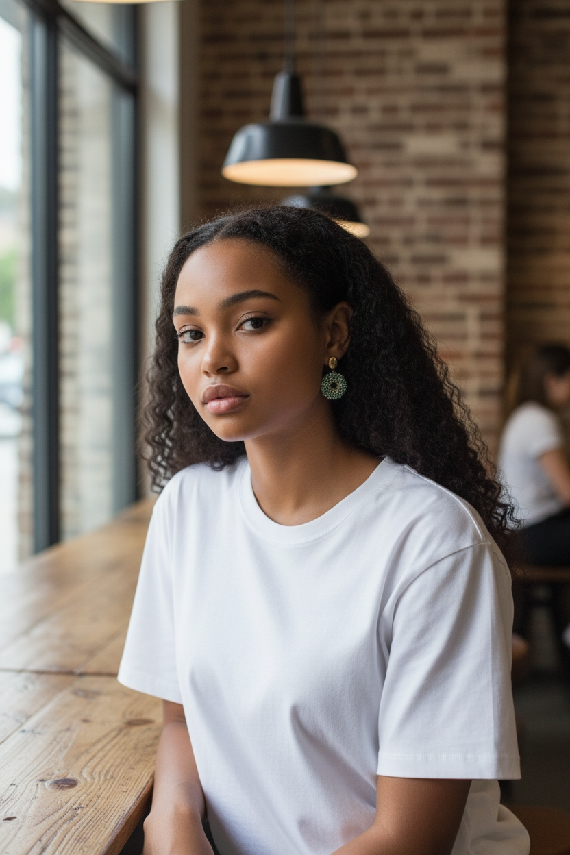 Besondere Ohrringe mit Kristallen