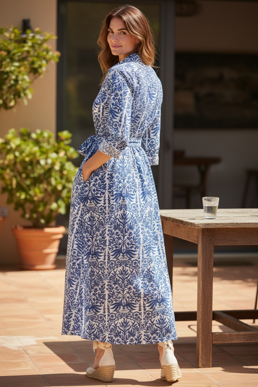 Hemdblusenkleid Modell Azure Grace 