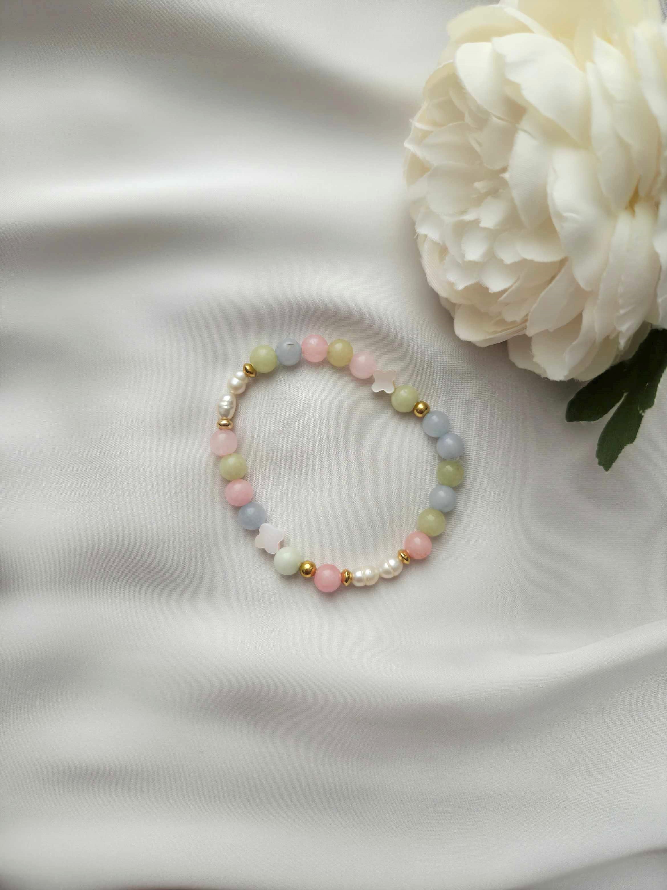 Armband Modell Candy Collection mir Jadeperlen 