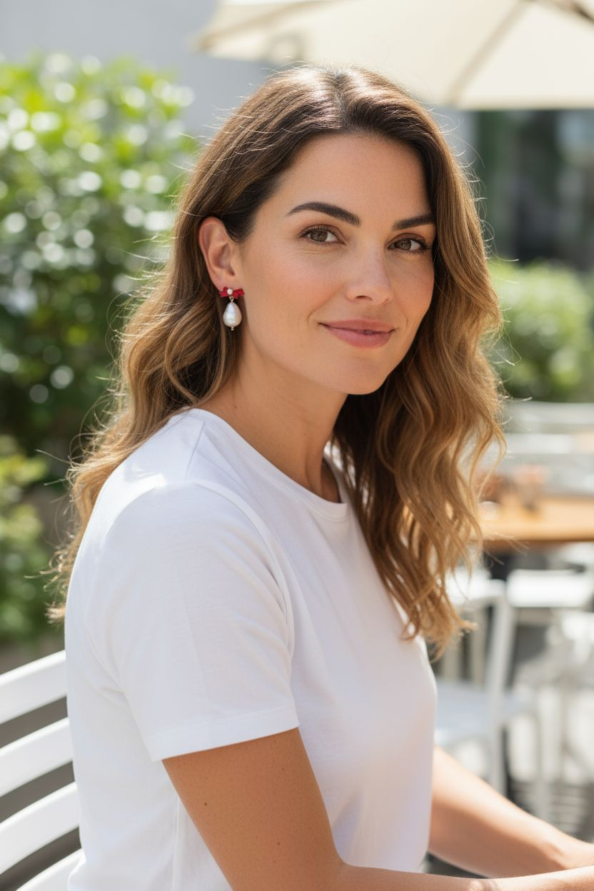 Besondere Ohrringe mit Schleifen Stecker 