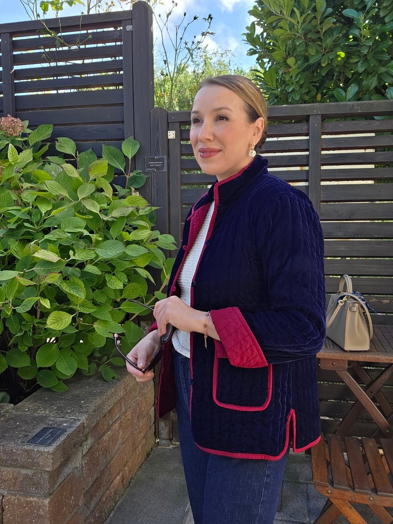 Samt Jacke Modell Emilia 