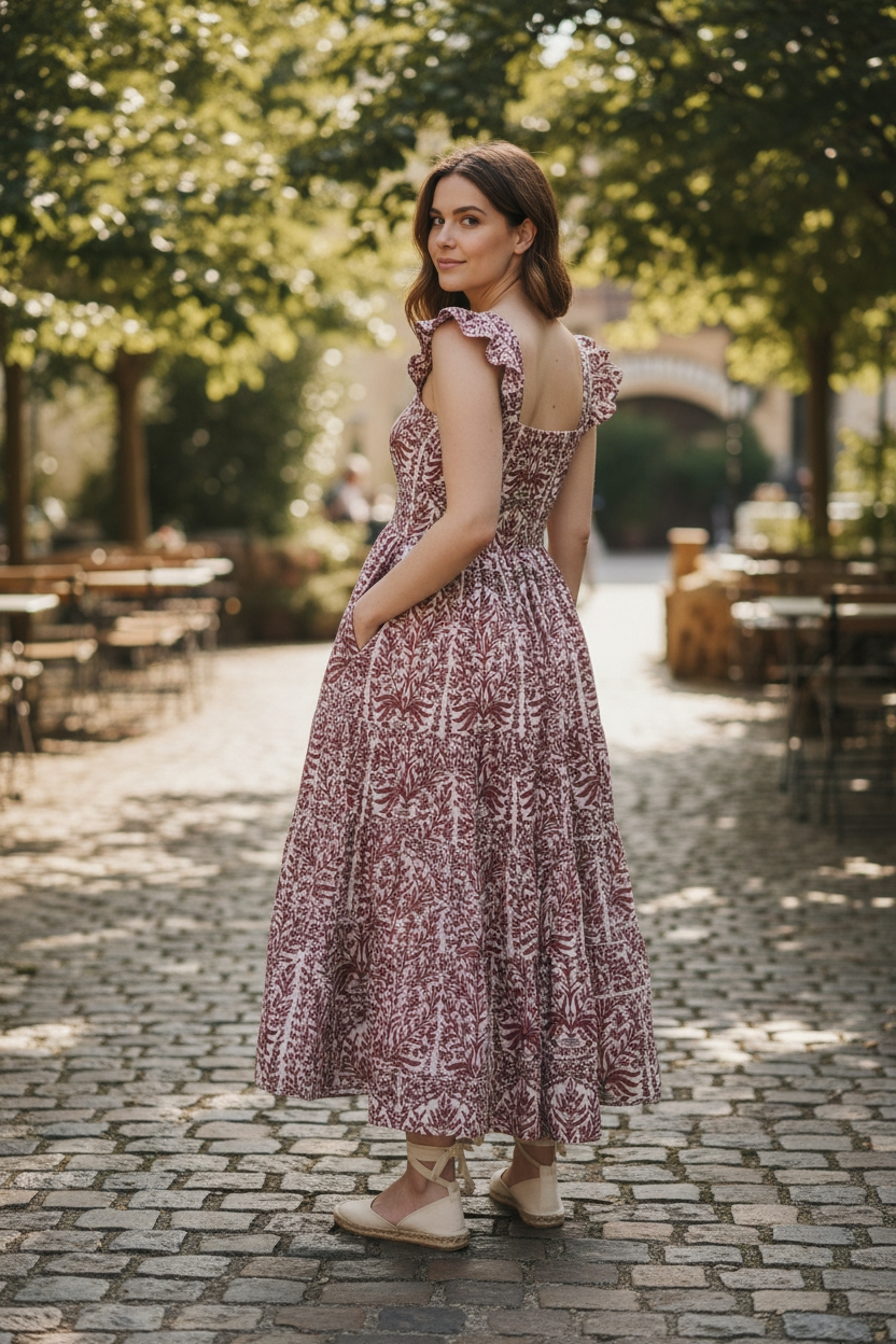 Sommerkleid Modell Blush Wave 