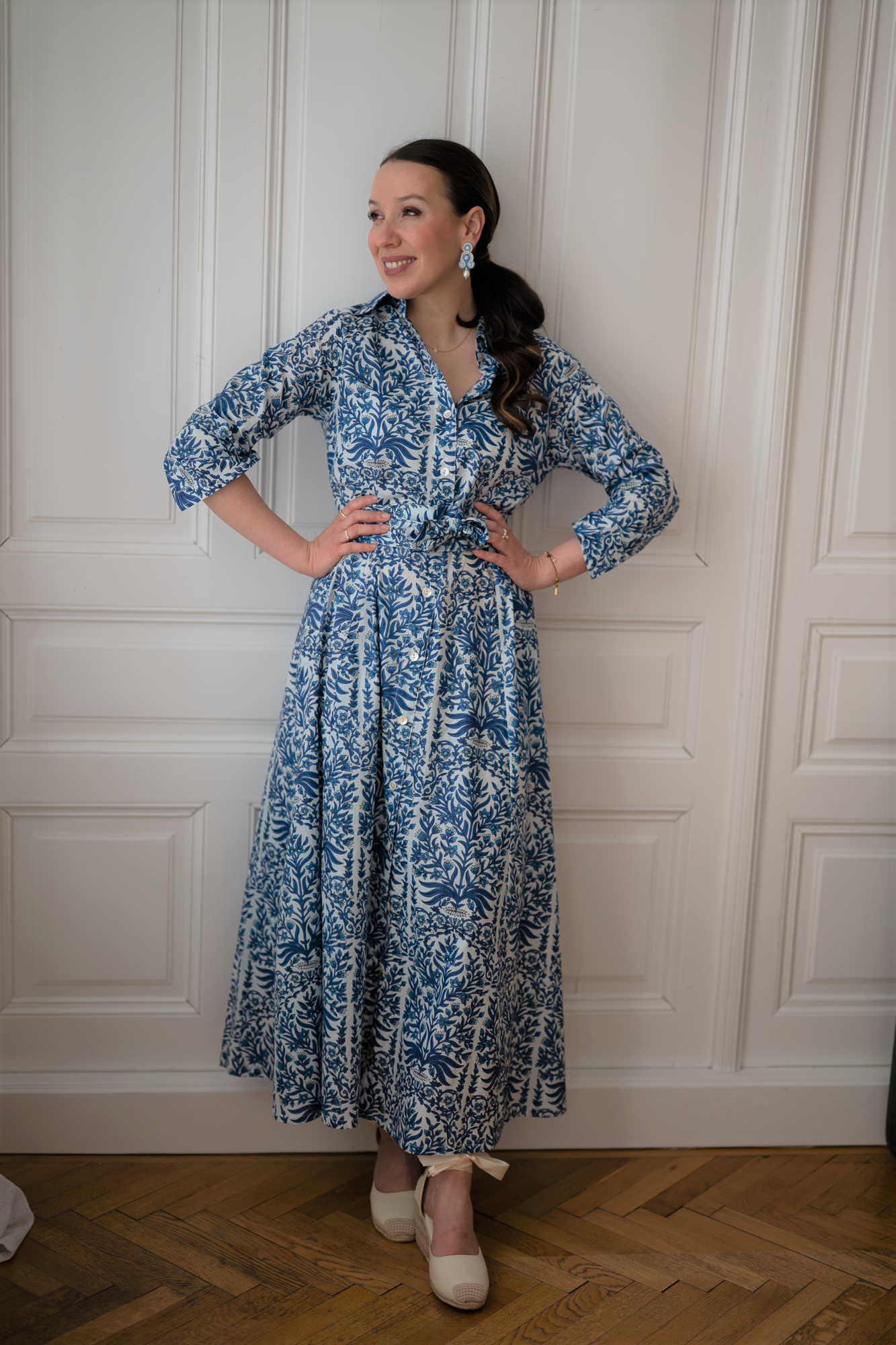 Hemdblusenkleid Modell Azure Grace 