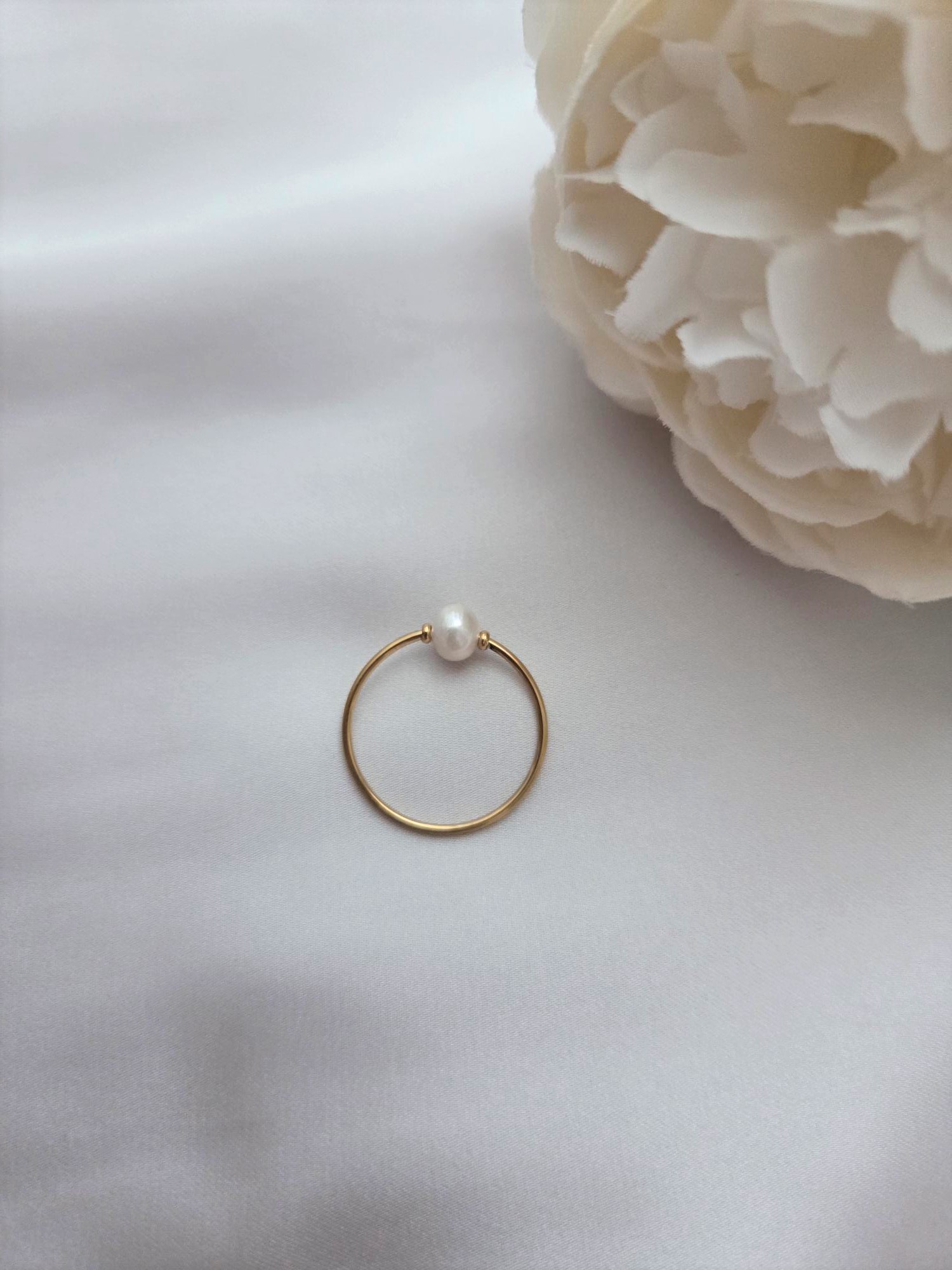 Ring mit Süßwasserperle 