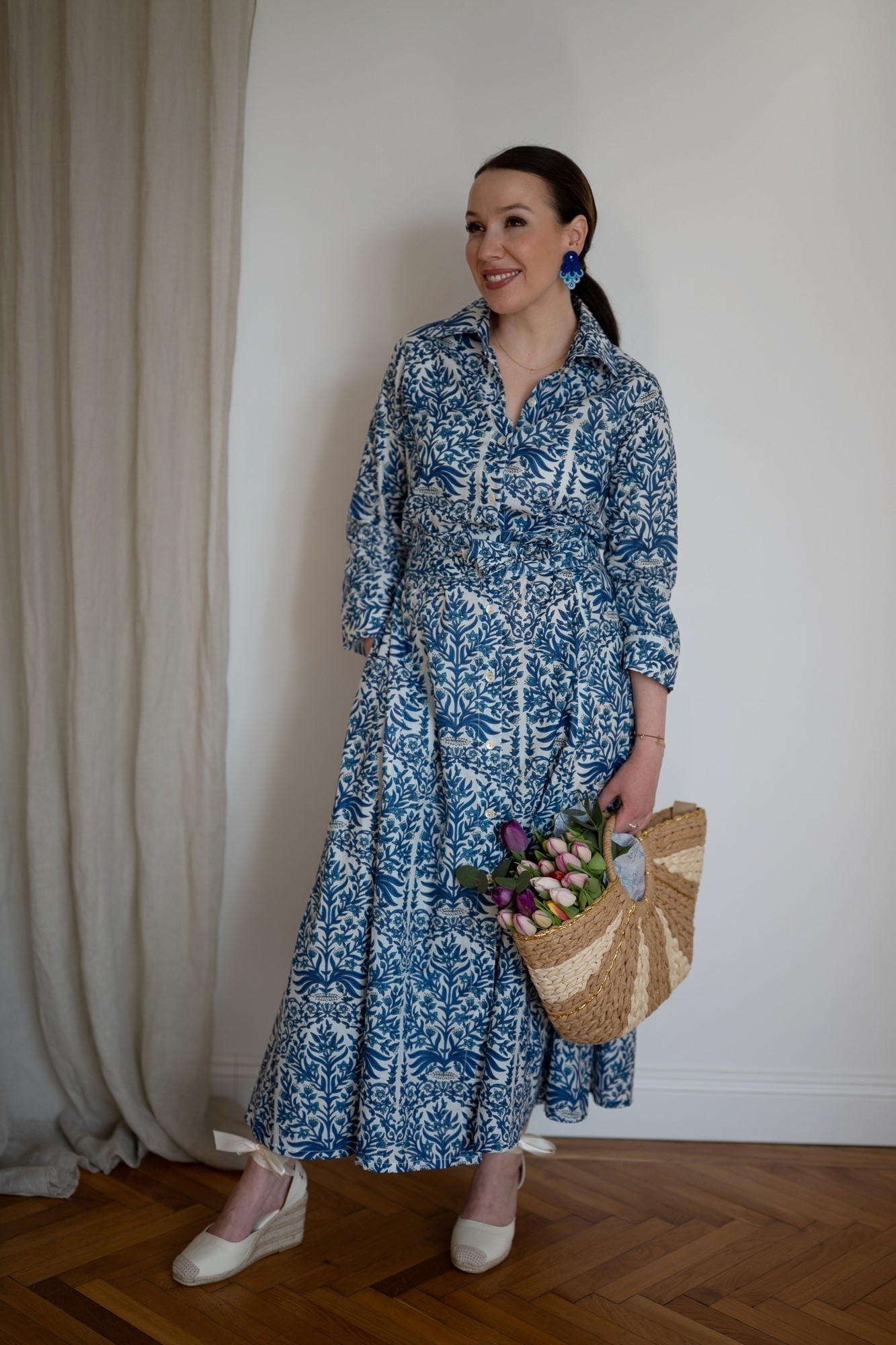 Hemdblusenkleid Modell Azure Grace 