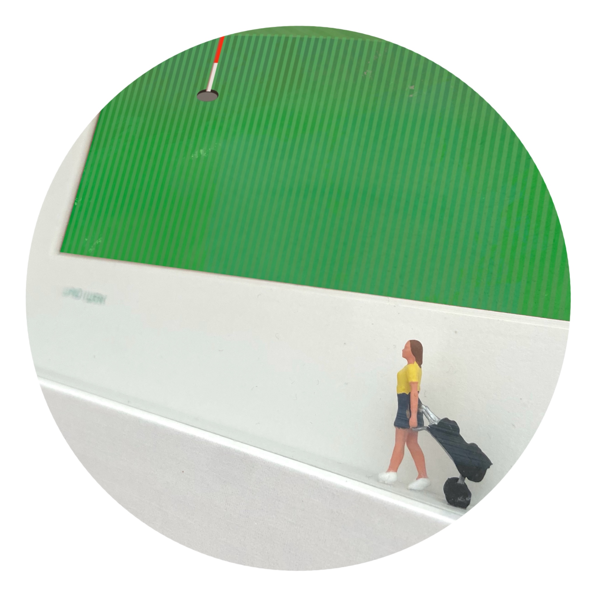 Golf  - 3D Bilder im Objektkasten - art in boxes