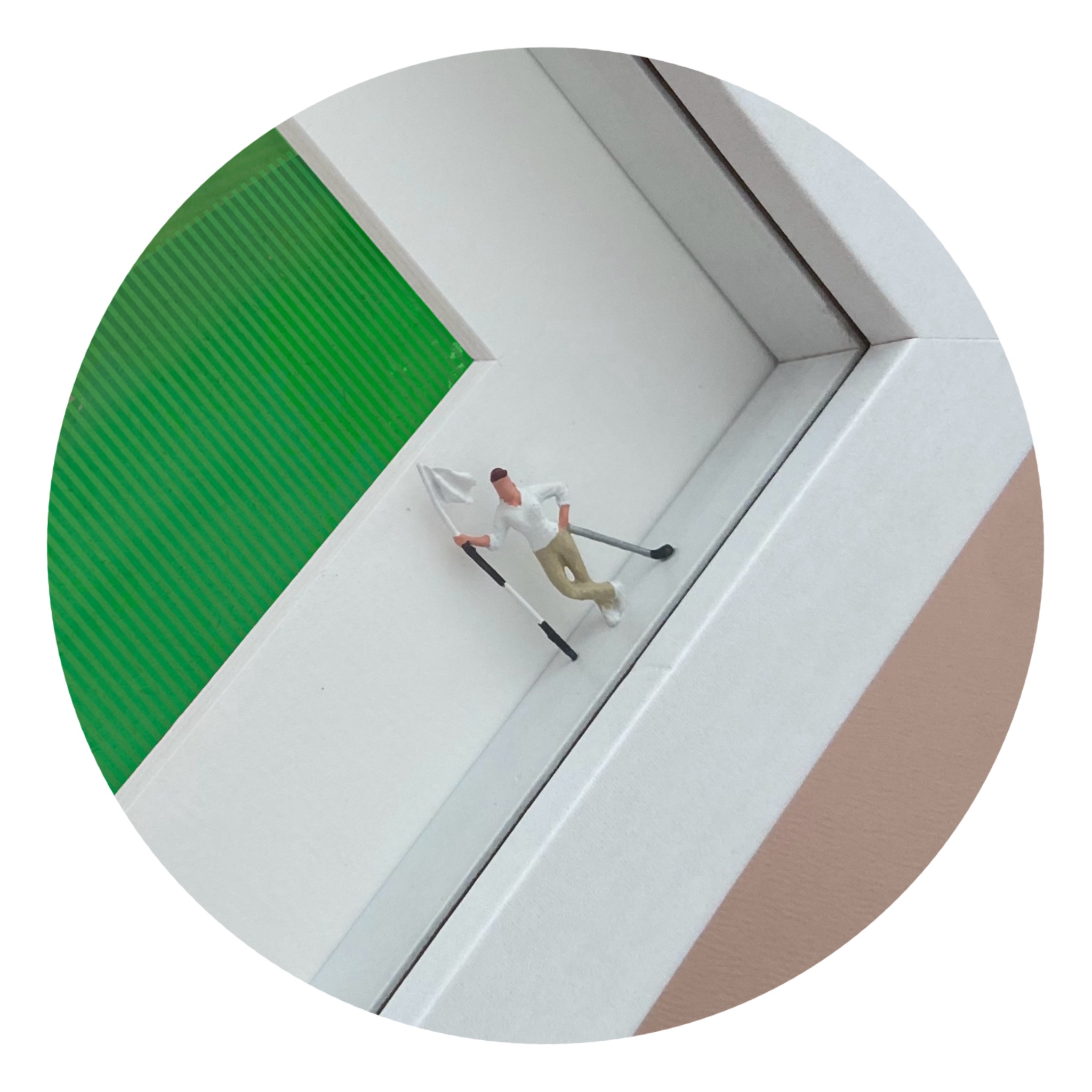 Golf  - 3D Bilder im Objektkasten - art in boxes